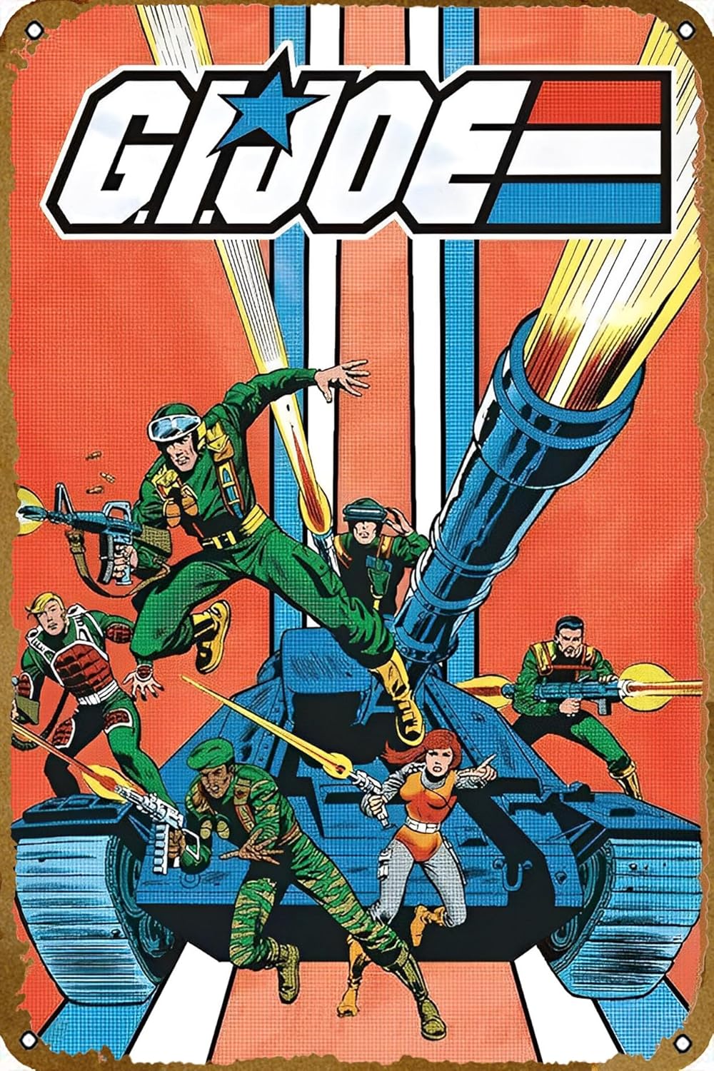 Gi Joe – Tank – Poster Vintage - Vintage Collectible Posters review and price