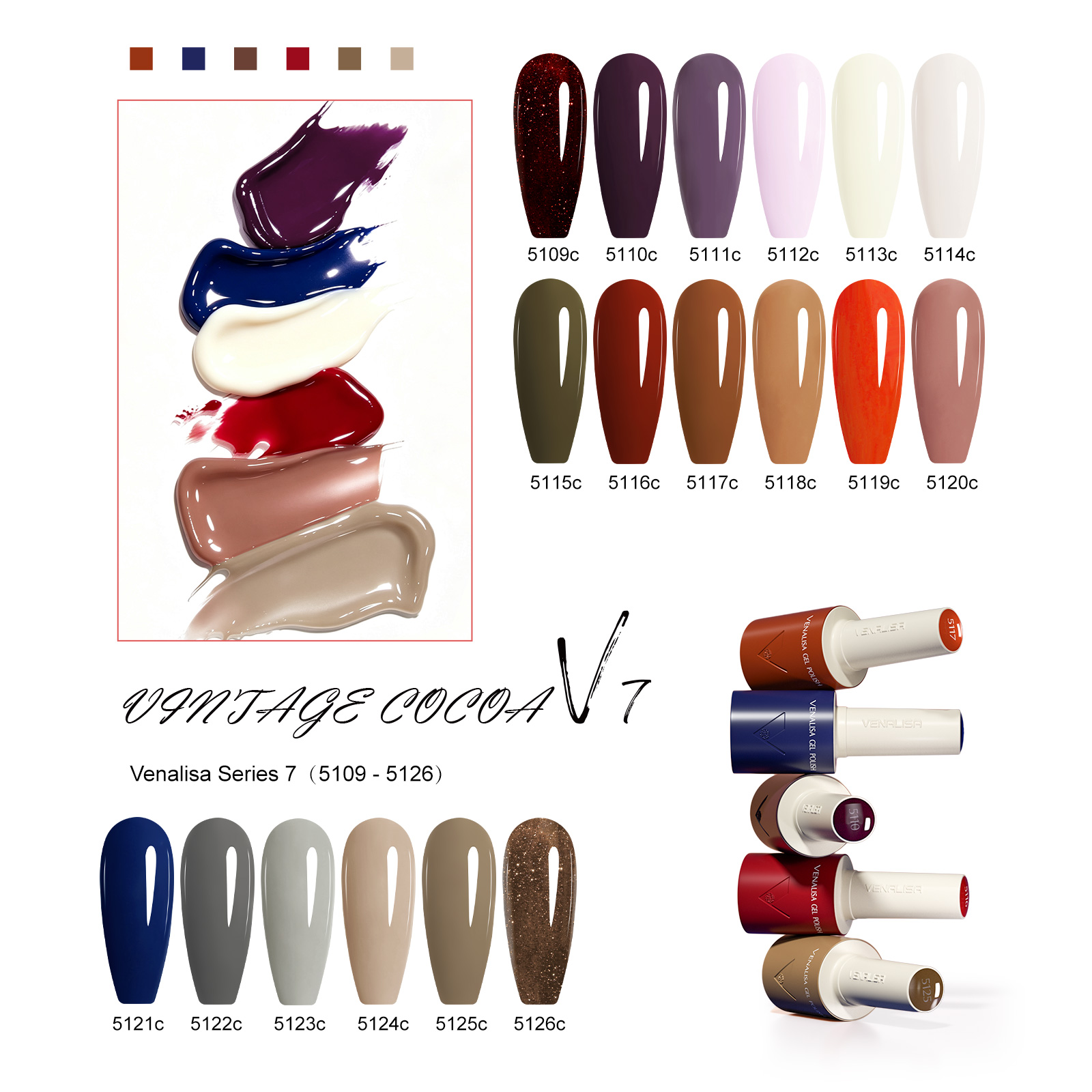 VENALISA V7 Gel Nail Polish 18 - Vintage Collectible Bottles review and price