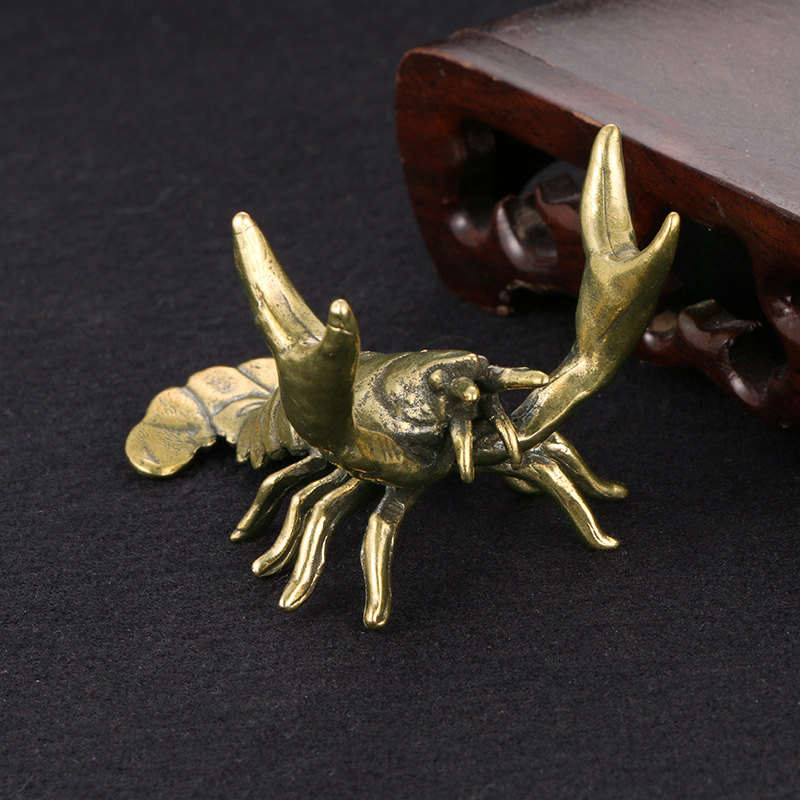 【F】Solid Brass Crayfish Orname - Vintage Collectible Pens review and price