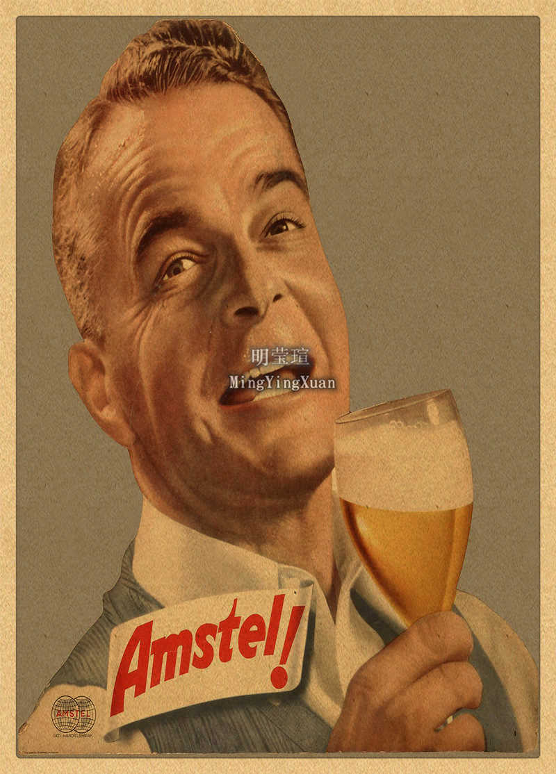 Vintage Beer Wine Drink Chart  - Vintage Collectible Posters review and price